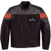 Cafe Racer USA Flag Leather Jacket