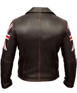 Buy UK Flag Union Jack Biker Leather Jacket