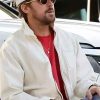 Shop Ryan Gosling Val Station White Cotton Jacket