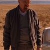 Buy Bryan Cranston Breaking Bad Walter White Grey Bomber Jacket