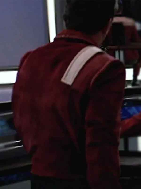 Shop William Shatner Captain Kirk Red Leather Jacket