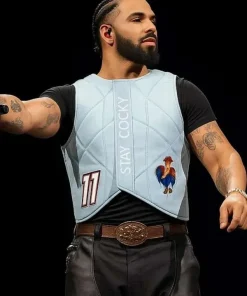Shop Wireless Festival 2025 Drake Blue Vest