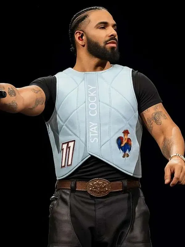 Shop Wireless Festival 2025 Drake Blue Vest
