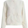 Buy Stylish White Oversized Bomber Jacket For Women