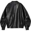 Shop Women’s Oversized Black Leather Jacket