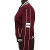 Shop Maroon Varsity Bomber Jacket