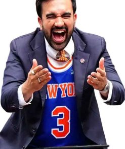 Buy Zohran Mamdani New York Knicks Championship Victory Blazer