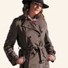Shop Brooke Shields You’re Killing Me Allison Chandler Trench Coat