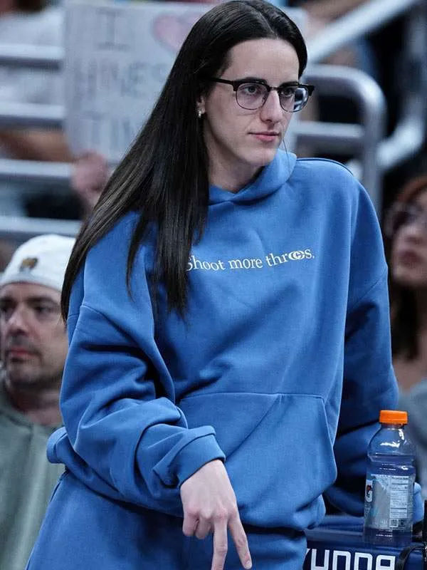Shop American Basketball Player Caitlin Clark Shoot More Threes Hoodie