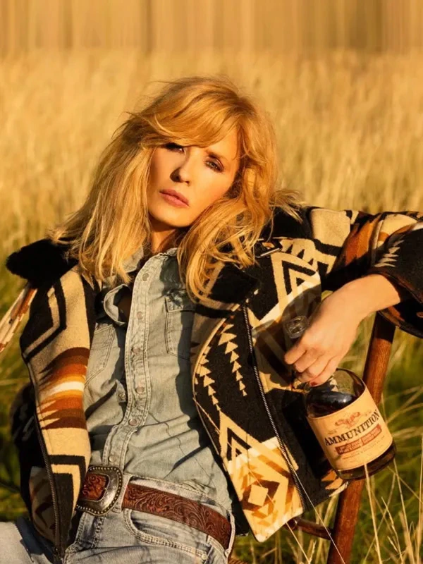 Beth Dutton Shearling Aviator Jacket