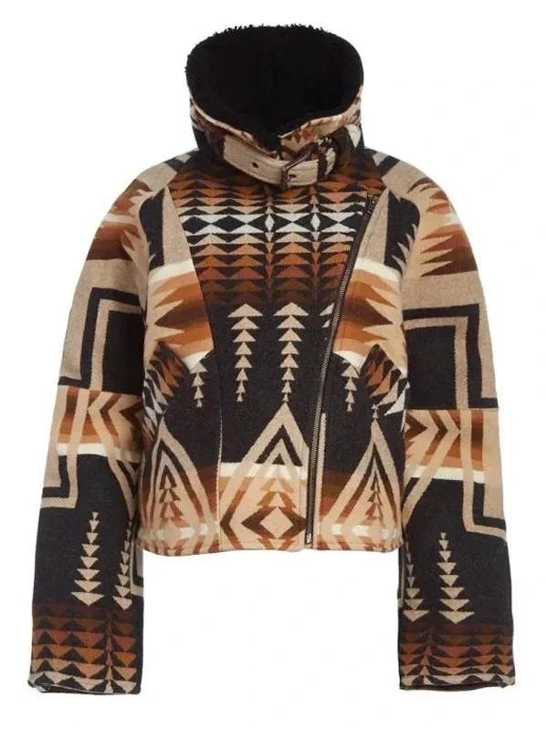 Buy Beth Dutton Shearling Aviator Jacket