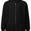 Buy Black Skull Zip Up Hoodie