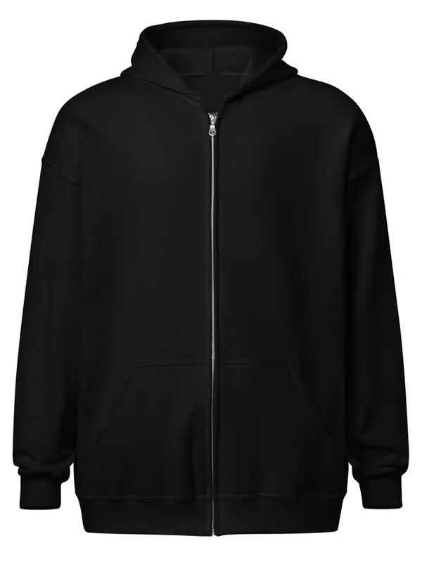 Buy Black Skull Zip Up Hoodie