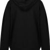 Buy Women Black Skull Printed Hoodie