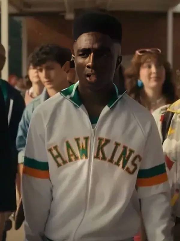 Buy Stranger Things S04 Lucas Sinclair Bomber Jacket