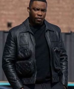 Shop Cane Te­ja­da Power Book II Ghost Leather Jacket