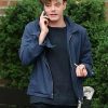 Shop Jonathan Byers Stranger Things Charlie Heaton Blue Cotton Jacket