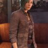 Shop Chloe Life is Strange Reunion Brown Denim Jacket