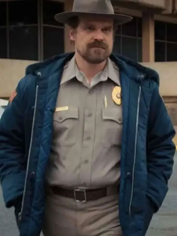 Buy David Harbour Stranger Things Jim Hopper Blue Jacket