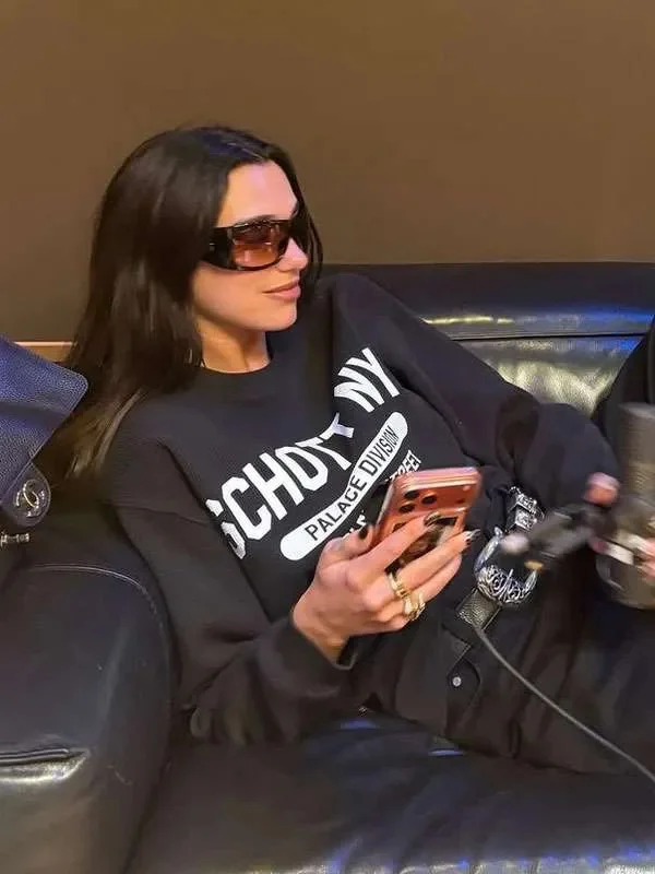 Buy Dua Lipa Schott NYC Sweatshirt