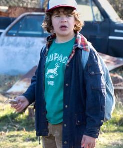Shop Gaten Matarazzo TV Series Stranger Things Blue Denim Jacket
