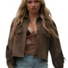 Shop Natalie Alyn Lind Dutton Ranch 2026 Oreana Jackson Fringe Jacket