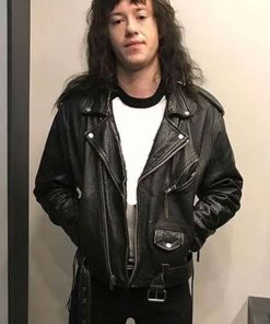 Shop Eddie Munson Stranger Things Black Leather Jacket