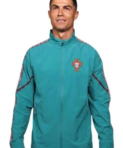 Buy Cristiano Ronaldo FIFA World Cup 2026 Portugal Anthem Blue Track Jacket