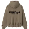 Buy Essentials Brown Hoodie