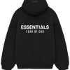 Fear of God Essentials Black Hoodie