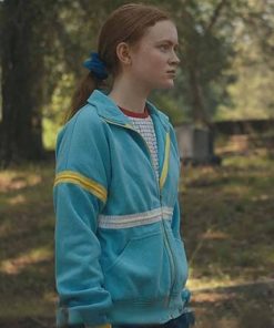 Shop Finn Wolfhard TV Series Stranger Things Season 4 Blue Jacket