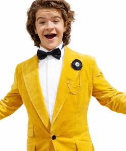 Shop Gaten Matarazzo Event Premiere Stranger Things Dustin Henderson Yellow Blazer