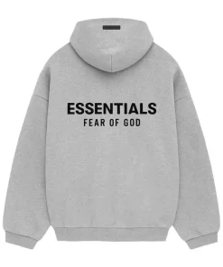 Buy Grey Essentials Pullover Hoodie