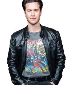 Shop James Deveney Evil Dead Burn 2026 Black Leather Jacket