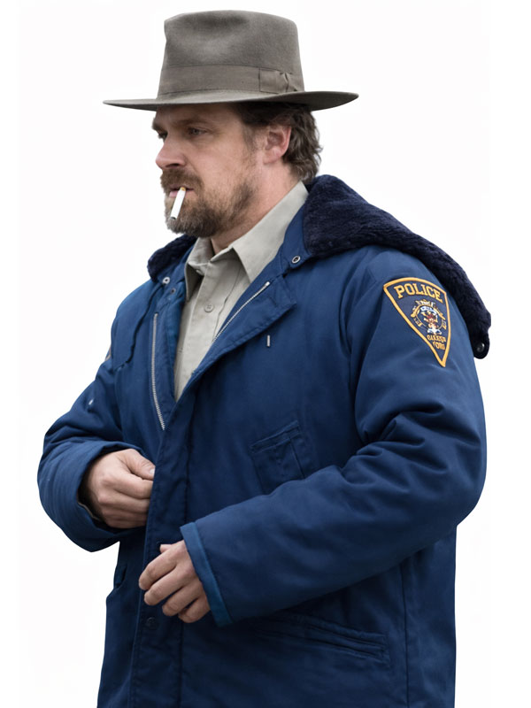 Jim Hopper Stranger Things S02 Blue Jacket