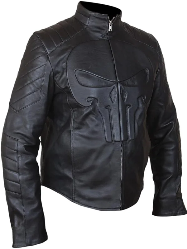 Buy The Punisher Frank Castle Skull Leather Jacket