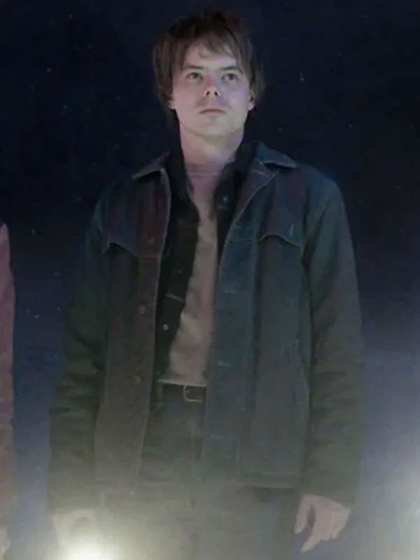 Buy Jonathan Byers Stranger Things S05 Black Jacket