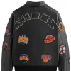 Shop Knicks x Kith x AVIREX Icon Leather Jacket