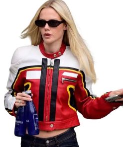 Shop Laura Abla Los Angeles Moto Leather Jacket