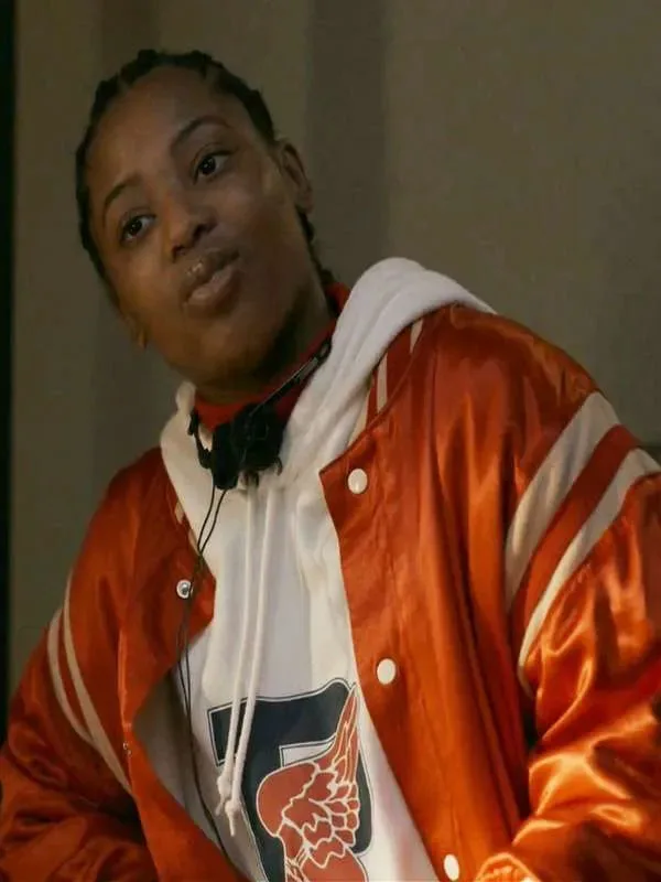Shop Laverne Power Book III Raising Kanan Orange Jacket
