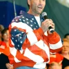 Buy Lee Greenwood USA Flag Leather Jacket
