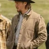 Shop Marshals S01 Luke Grimes Brown Jacket
