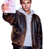 Shop My Fault London Matthew Broome Distressed Leather Jacket