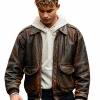 My Fault London Matthew Broome Distressed Leather Jacket