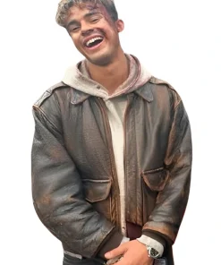 Buy My Fault London Matthew Broome Distressed Leather Jacket