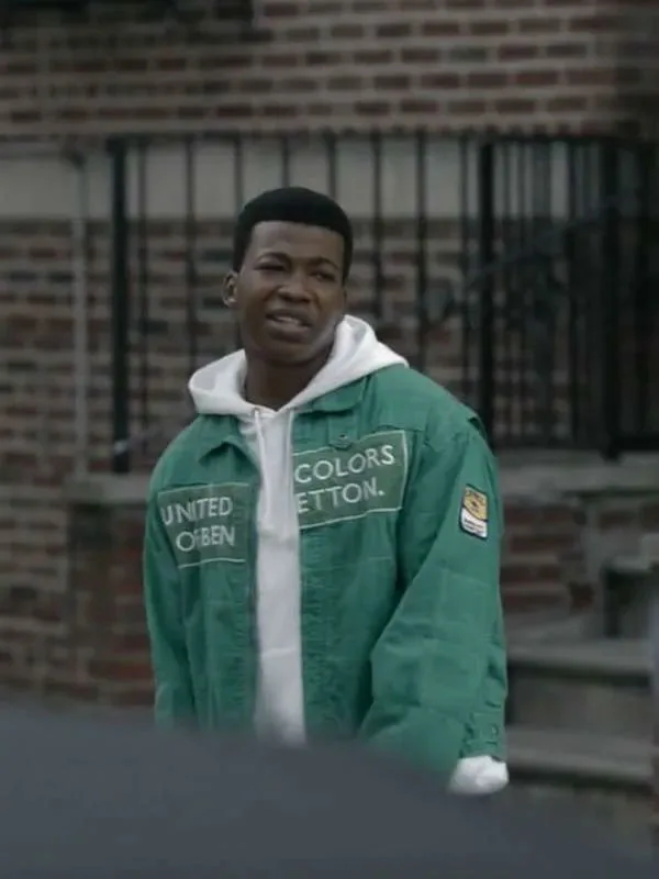 Shop Mekai Curtis Power Book III Raising Kanan Kanan Stark Green Jacket