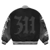 Shop Los Angeles UFC 311 Black Varsity Jacket
