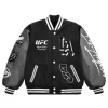 Los Angeles UFC 311 Black Varsity Jacket