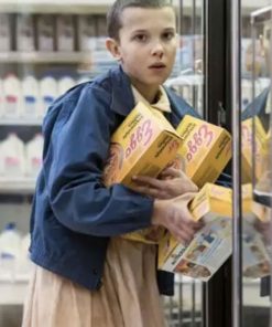Shop Eleven Stranger Things Blue Jacket