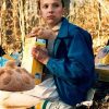 Buy Millie Bobby Brown Stranger Things Eleven Blue Cotton Jacket